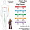 UNDERWRAPS Mens Velvet Pimp Costume Big Playa - 70s Outfits for Men, Halloween Costume, Dress Up, Adult Retro Pimp Set, Couples Costume